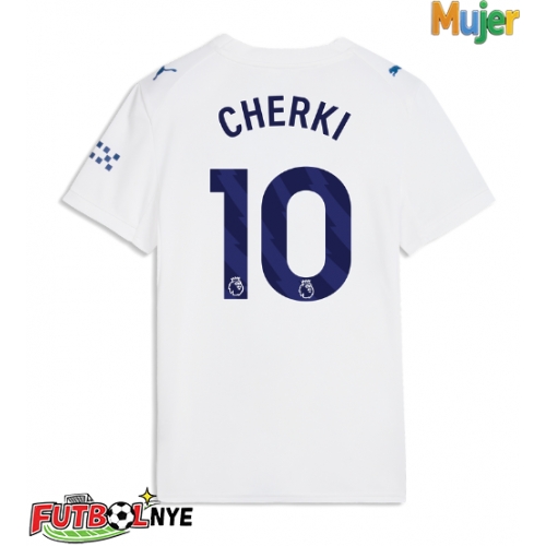 Camiseta Manchester City Rayan Cherki #10 Tercera Equipación para mujer 2026-27 manga corta